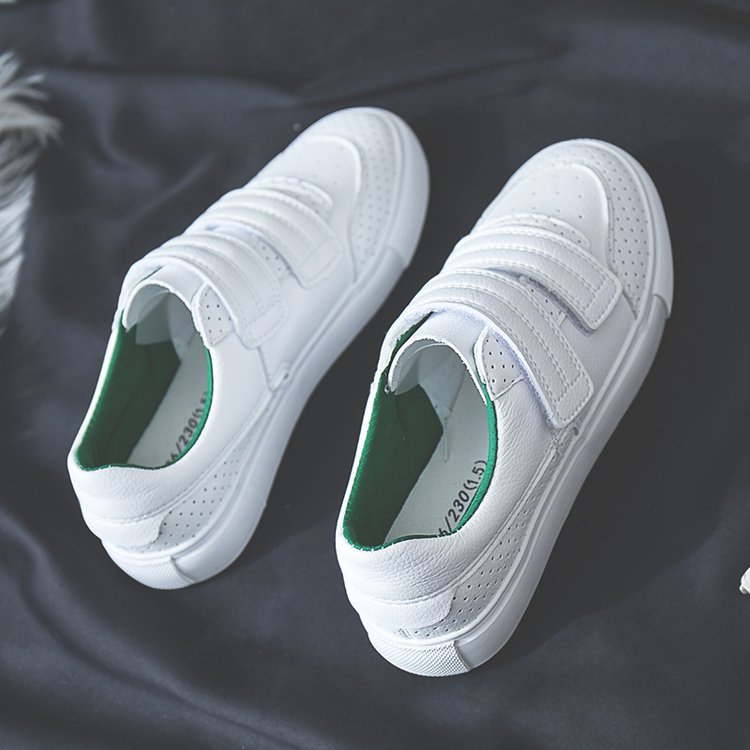 Summer Velcro White Shoes