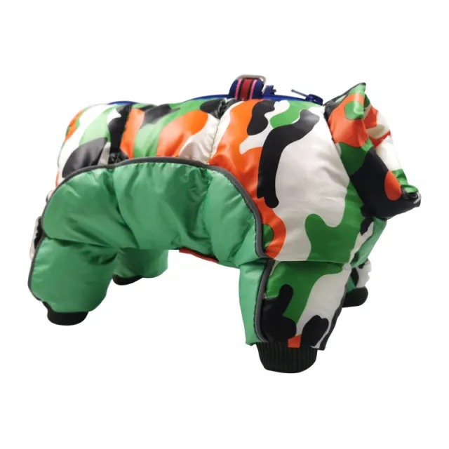 Dog camouflage cotton coat Green - Shop at LoveMi