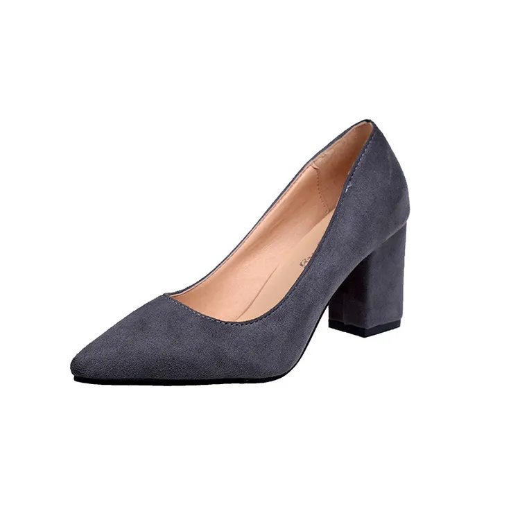 High heels shallow mouth - Grey