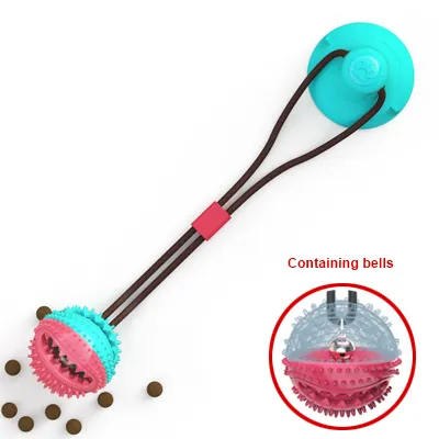 Dog Toys Silicon Suction Cup Tug Interactive Dog Ball Toy For Pet Chew Bite Tooth Cleaning Toothbrush Feeding Pet Supplies – image 4