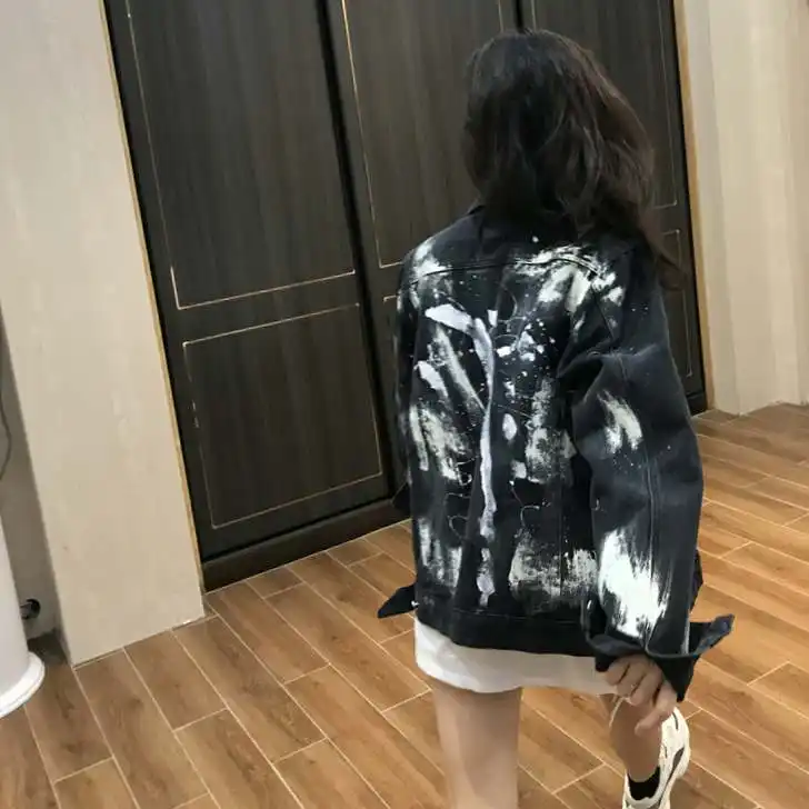 Houndstooth check small jacket