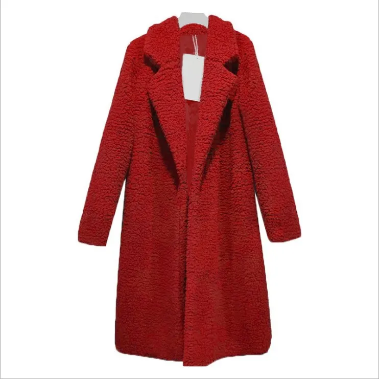 Lambskin coat - Red