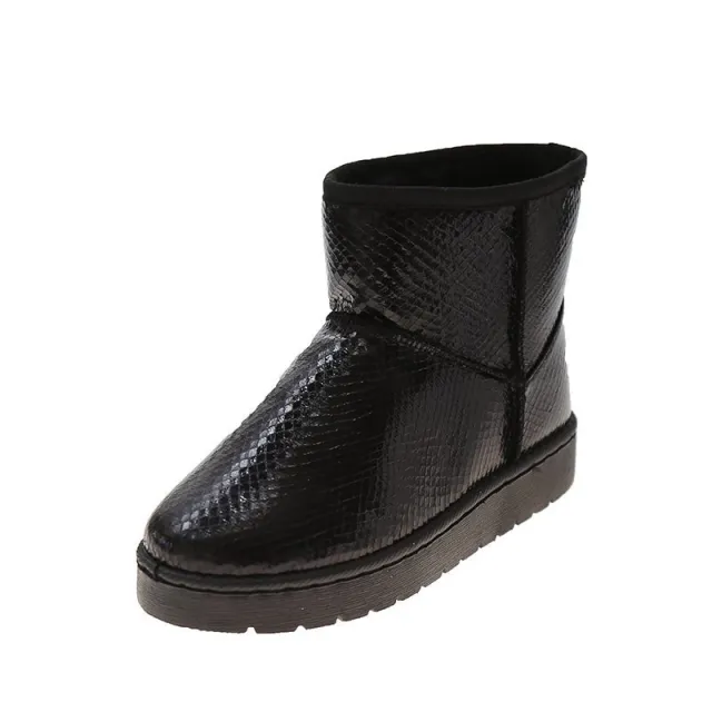 New autumn and winter snow boots Black - Shop at LoveMi