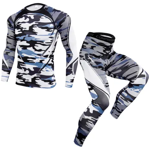 Outdoor Fitness Sports Suit Men's Quick-drying Pants