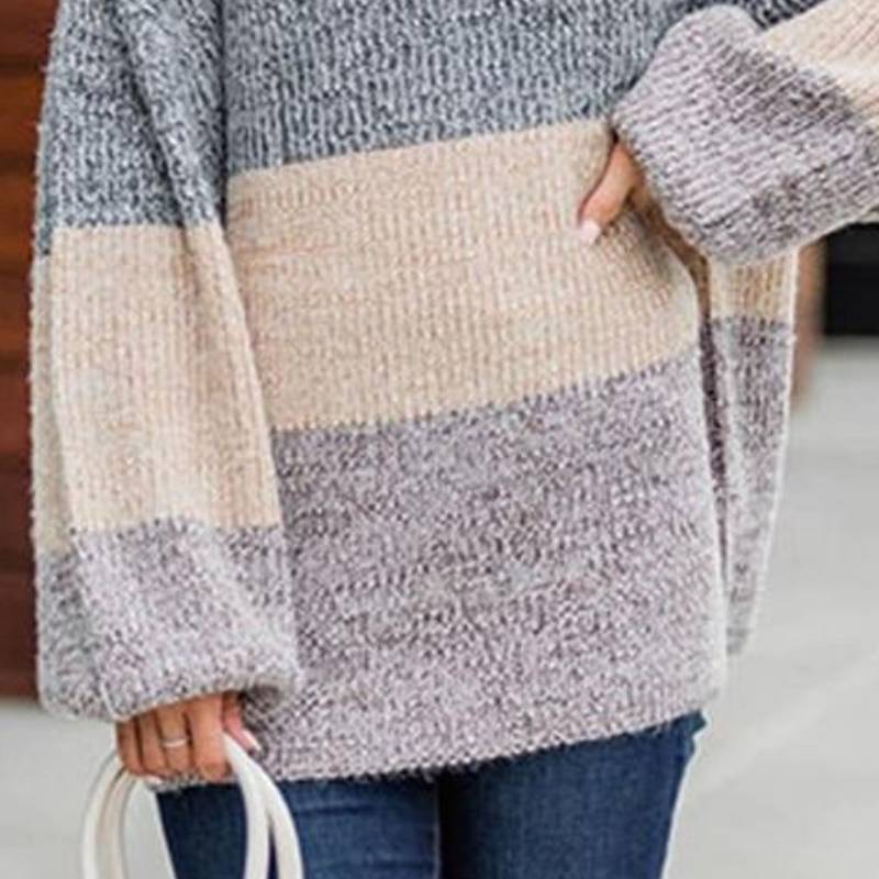 Crew neck Pullover mohair sweater