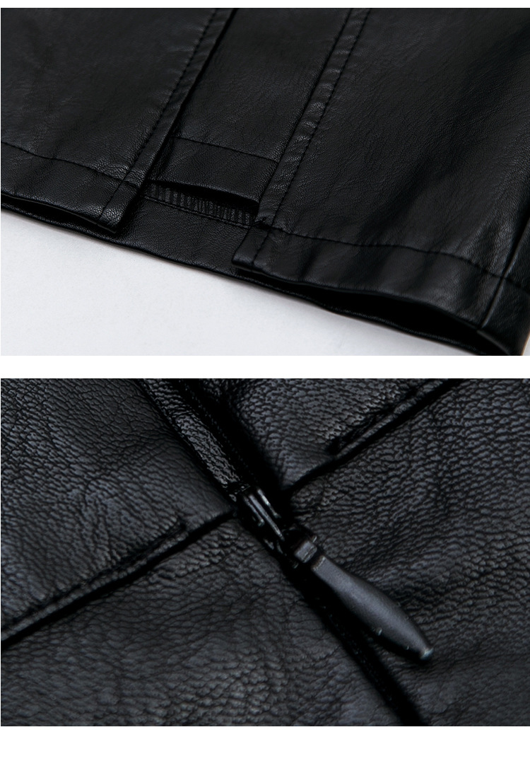 Half Length Skirt Shows Thin, Medium Length A-Line Bag Hip Short Small Leather Skirt