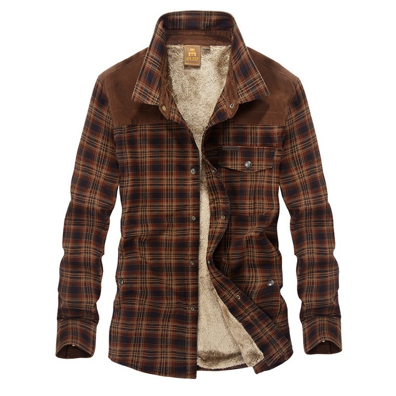 Title 2, Plaid Hooded Shirt