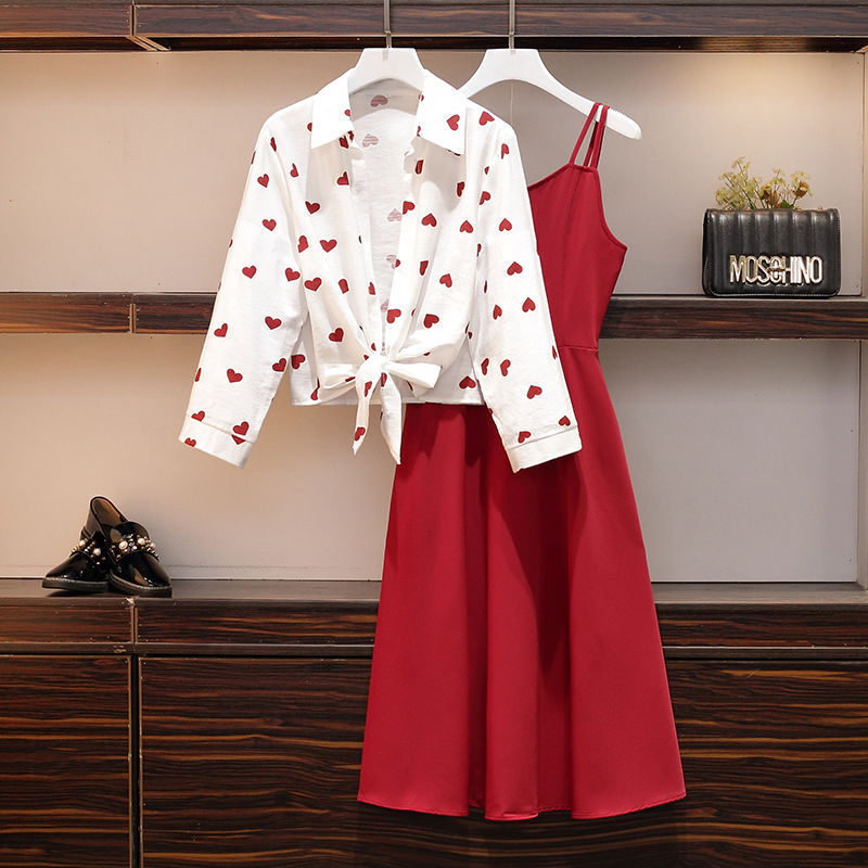 Two-piece shirt with thin temperament