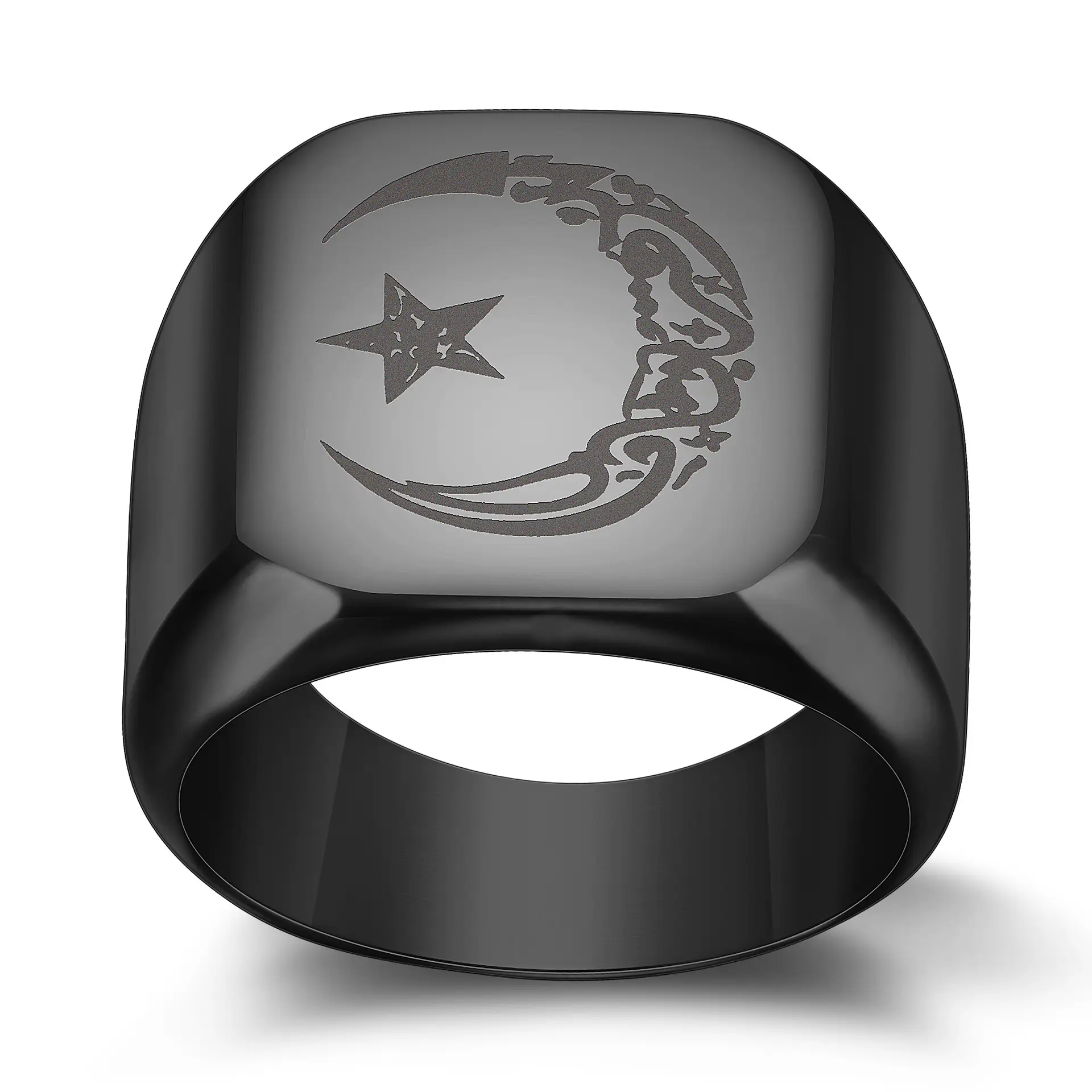 Moon stars sun ring