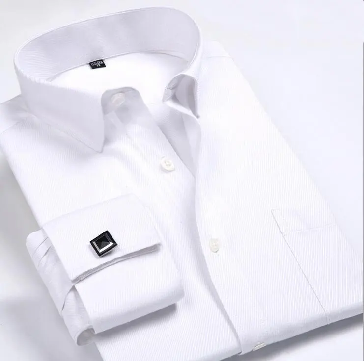 Men's Cufflink Shirt Business