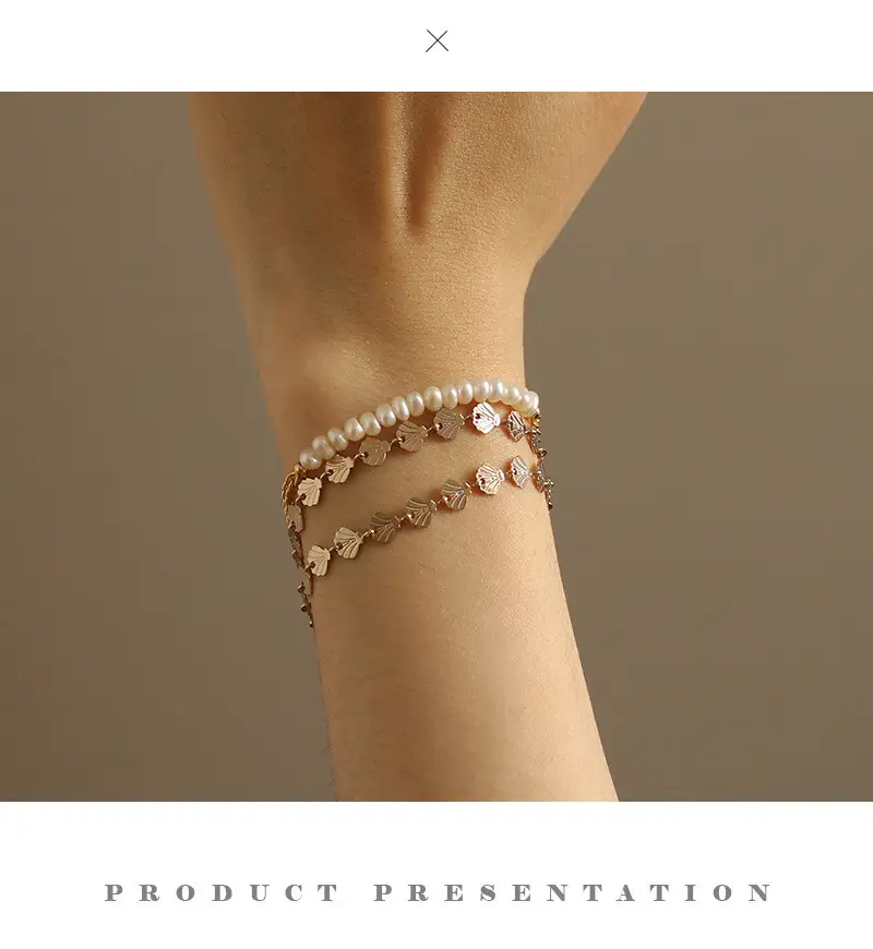 Baroque pearl bracelet