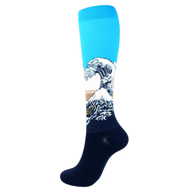 Running compression socks Waves L Xl - Shop at LoveMi