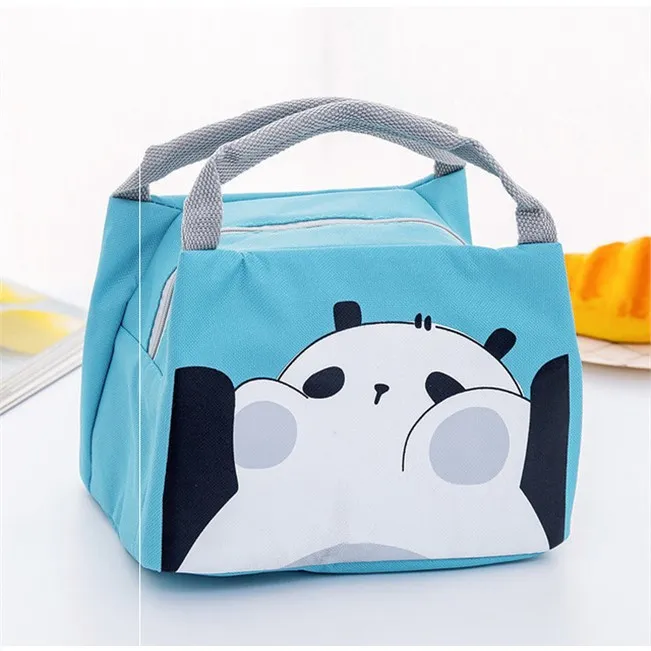 Portable Insulated Lunch Bag Box Picnic Tote Bag - 2Style