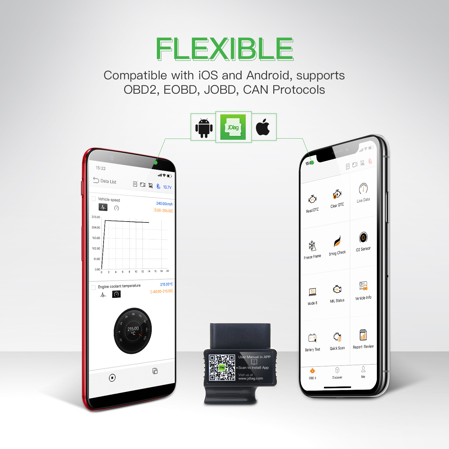 OBDII Code Reader Automotive Diagnostic Scanner — foto 9