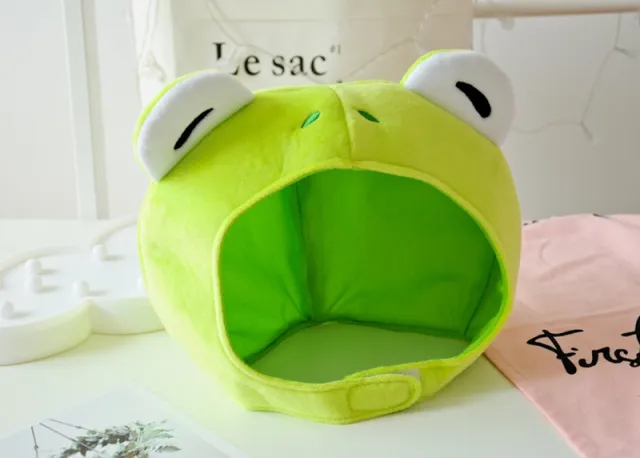 Stuffed animal headgear hat Frog - Shop at LoveMi