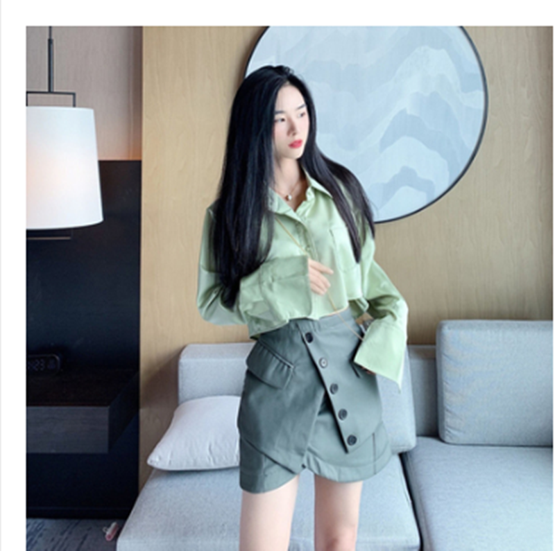 Retro Hong Kong Style thin All-match Outer Jacket