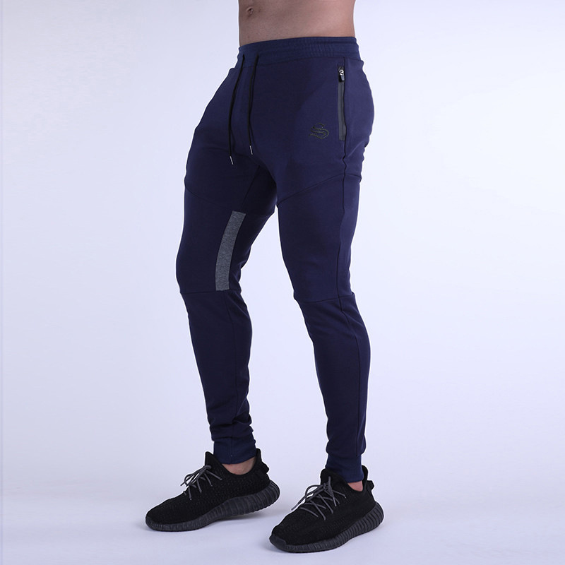 Casual light board slim fitness pants