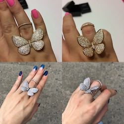 Butterfly Adjustable Ring