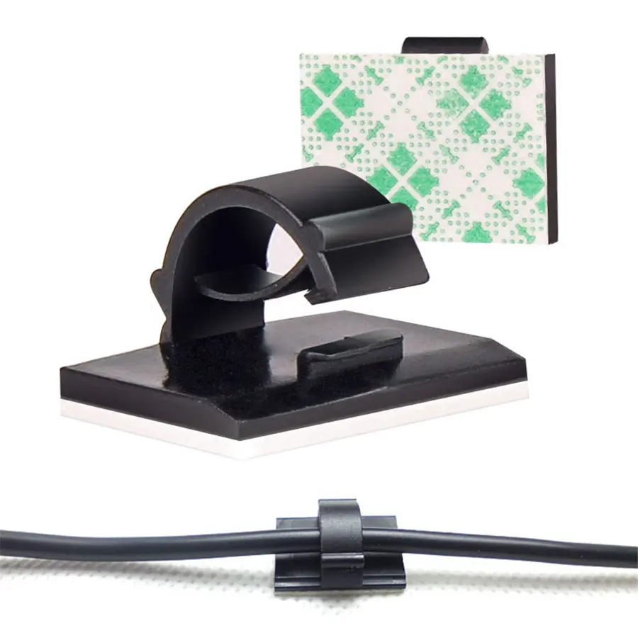 Car buckle wire management clip line