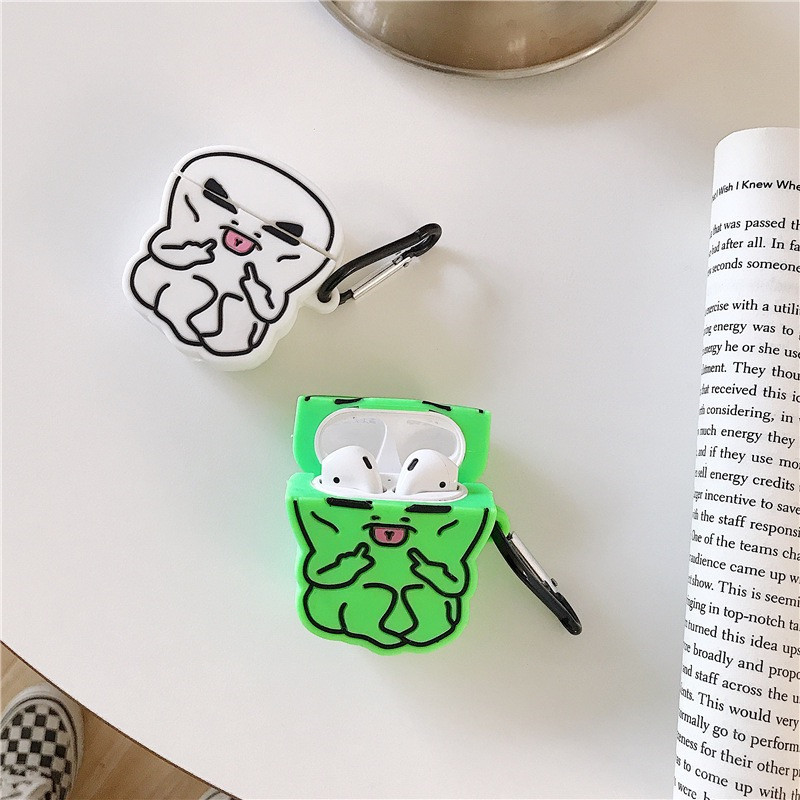 Compatible with Apple, Cartoon alien headphone set