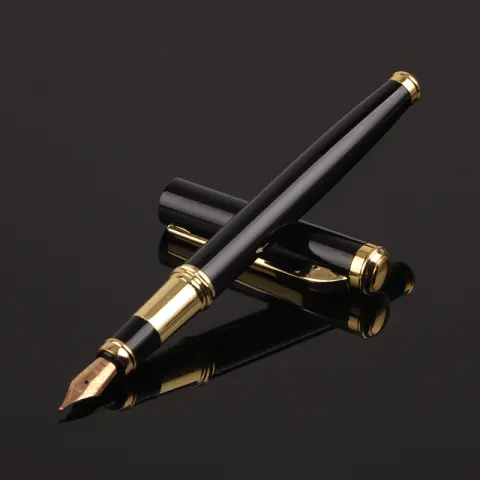 Business Office Students Practice Writing Ink Pen