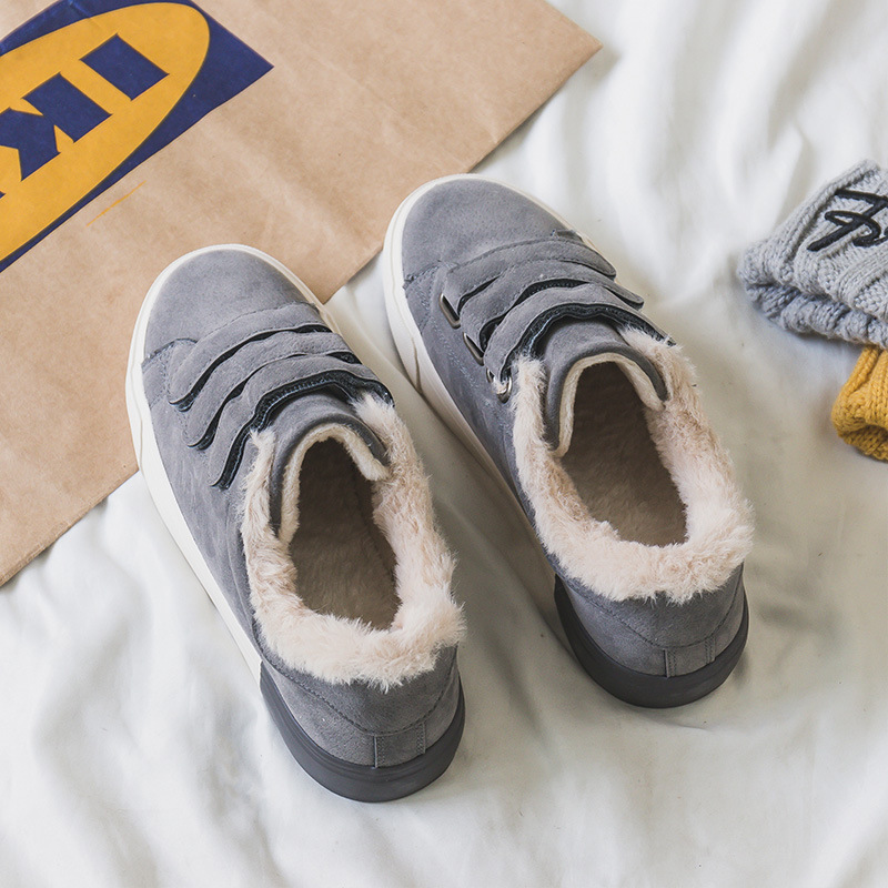 Plus velvet warm casual women's shoes