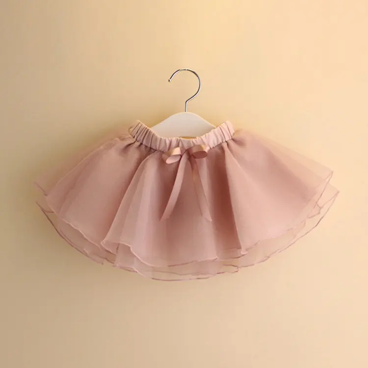 Puffy Skirt Girl Baby Student Short Dance Gauze