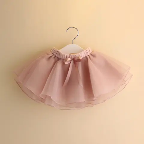 Puffy Skirt Girl Baby Student Short Dance Gauze