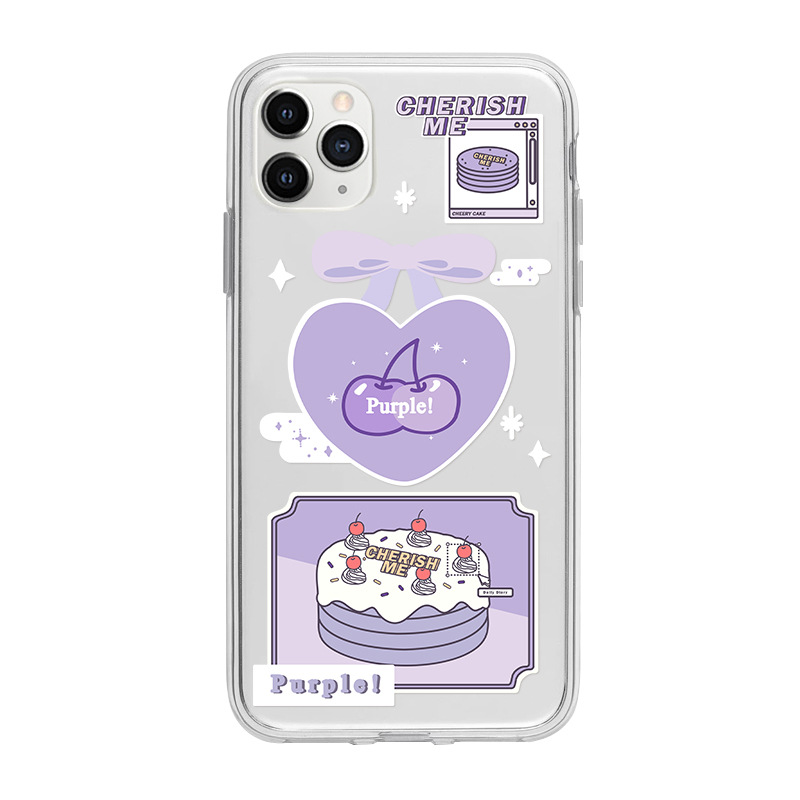 Compatible with Apple, Ins girl iPhone case 11Pro Max anti-drop - Image 2