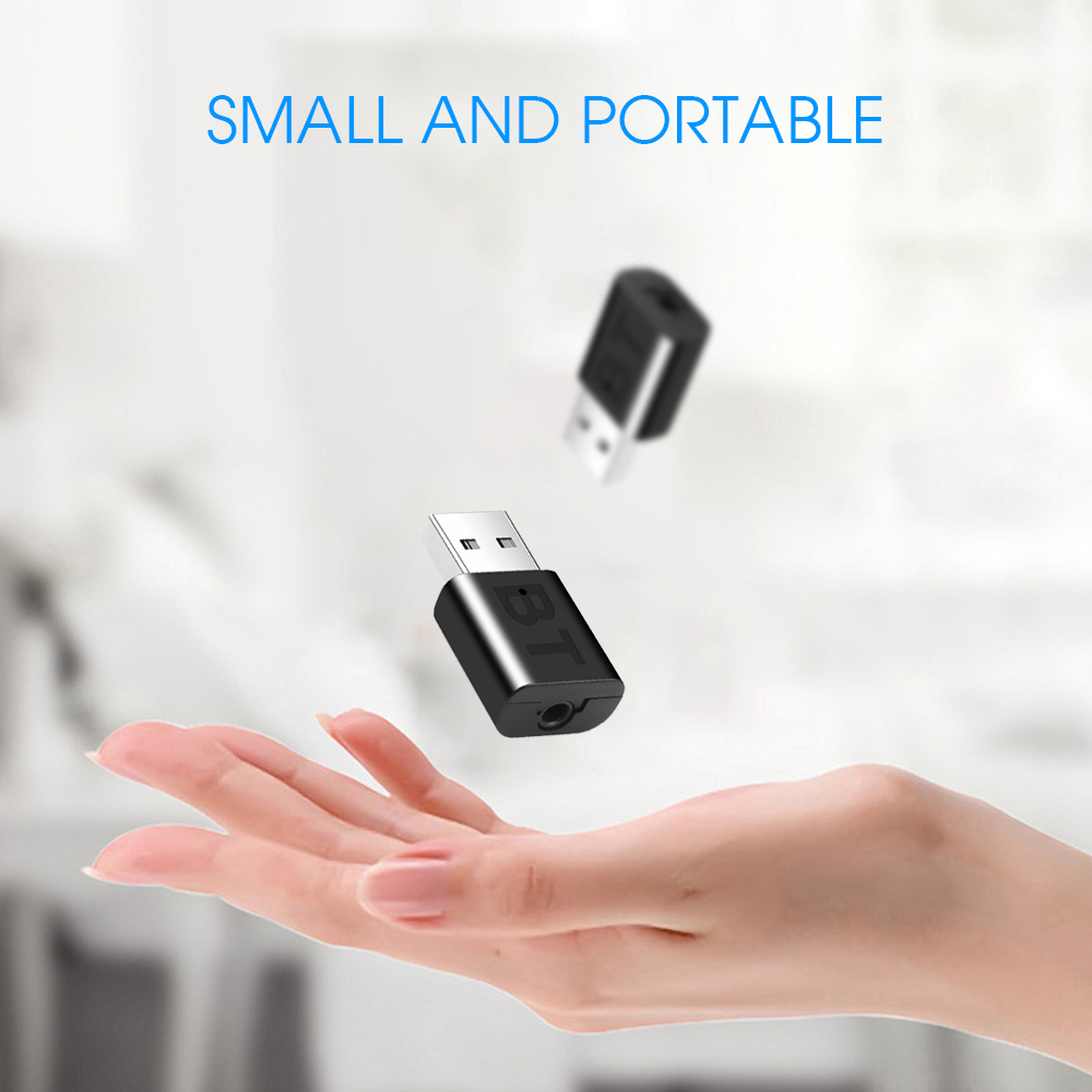 Bluetooth 5.0 Audio Receiver Transmitter Two-In-One Bluetooth Adapter Car Speaker Computer TV Transmitter - Image 6
