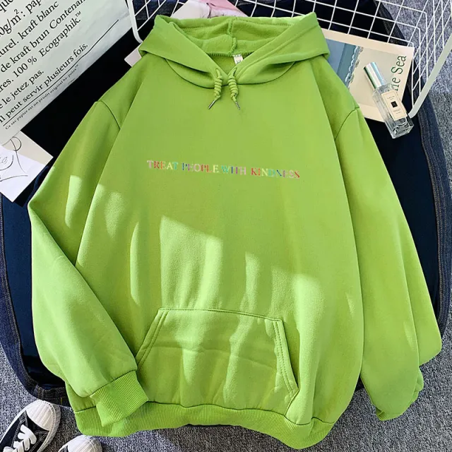 Colorful printed Hoodie Green - Shop at LoveMi