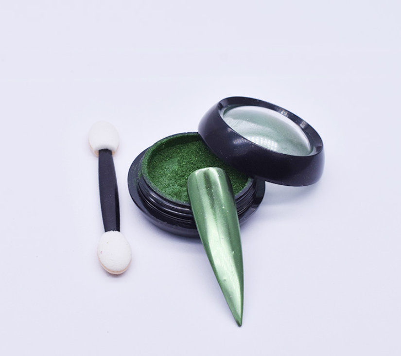 Matte Metallic Diamond Shimmer Palette Eye Makeup Palette Green - Shop at LoveMi