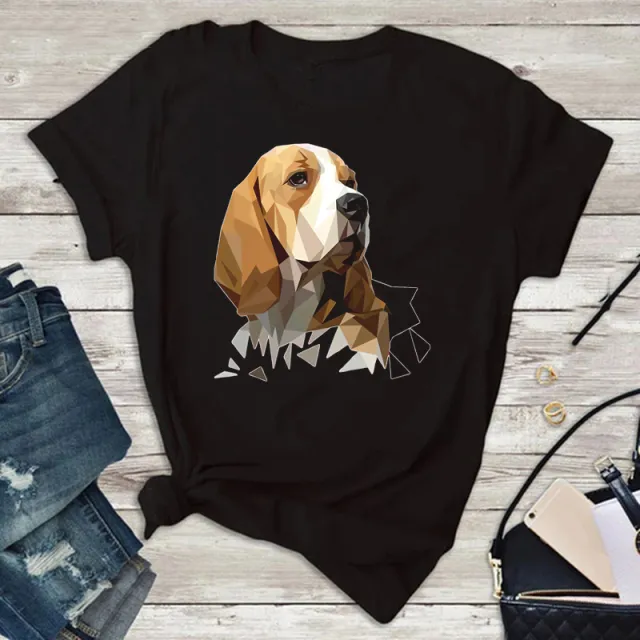 Round neck short sleeve T shirt Black - Shop at LoveMi
