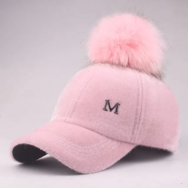 Baseball cap Europe autumn and winter Pink - Shop at LoveMi