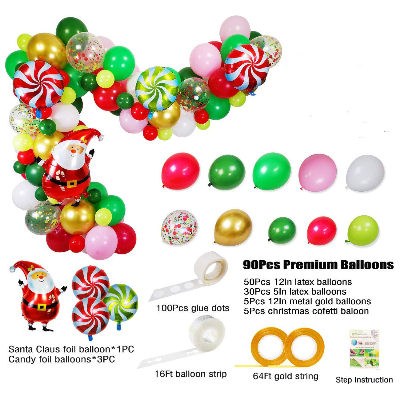 Christmas balloon garland (94 sets)