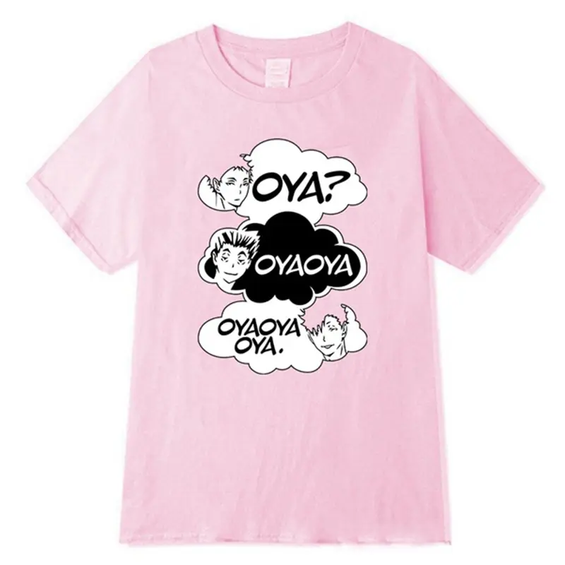 Letter Men And Women Loose Casual Round Neck T-Shirt