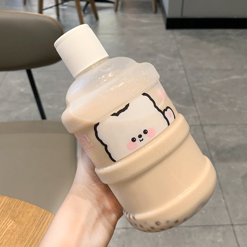Cute bear mini bucket cup