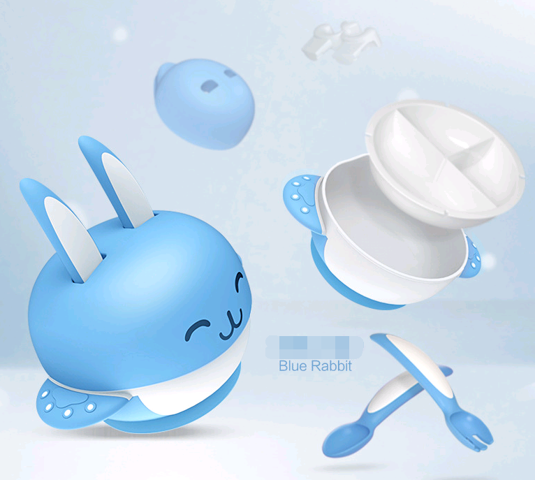 Baby tableware set Blue - Shop at LoveMi