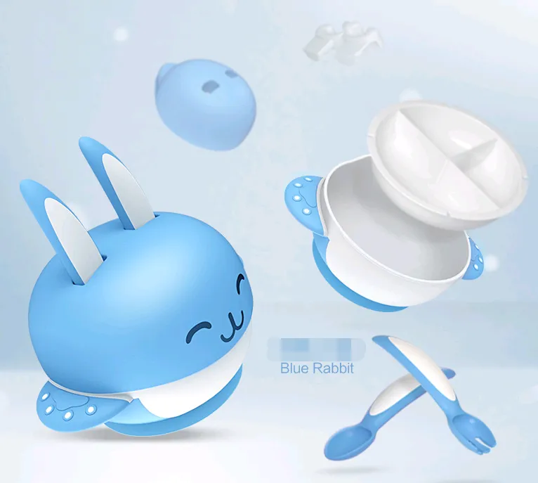 Baby tableware set - Blue