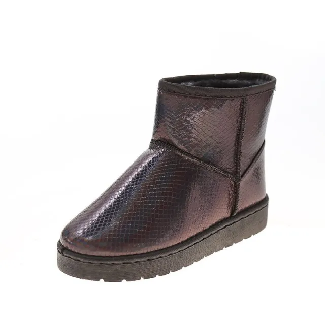 New autumn and winter snow boots Gun Color 36 - Shop at LoveMi