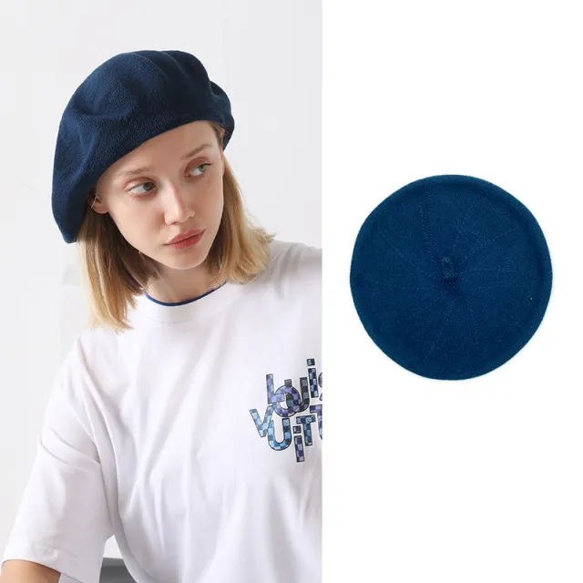 Women's Summer Loose Thin Breathable Beret Korean Blue - Shop at LoveMi