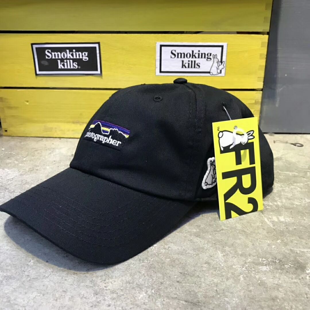Cap baseball cap soft top men · Black