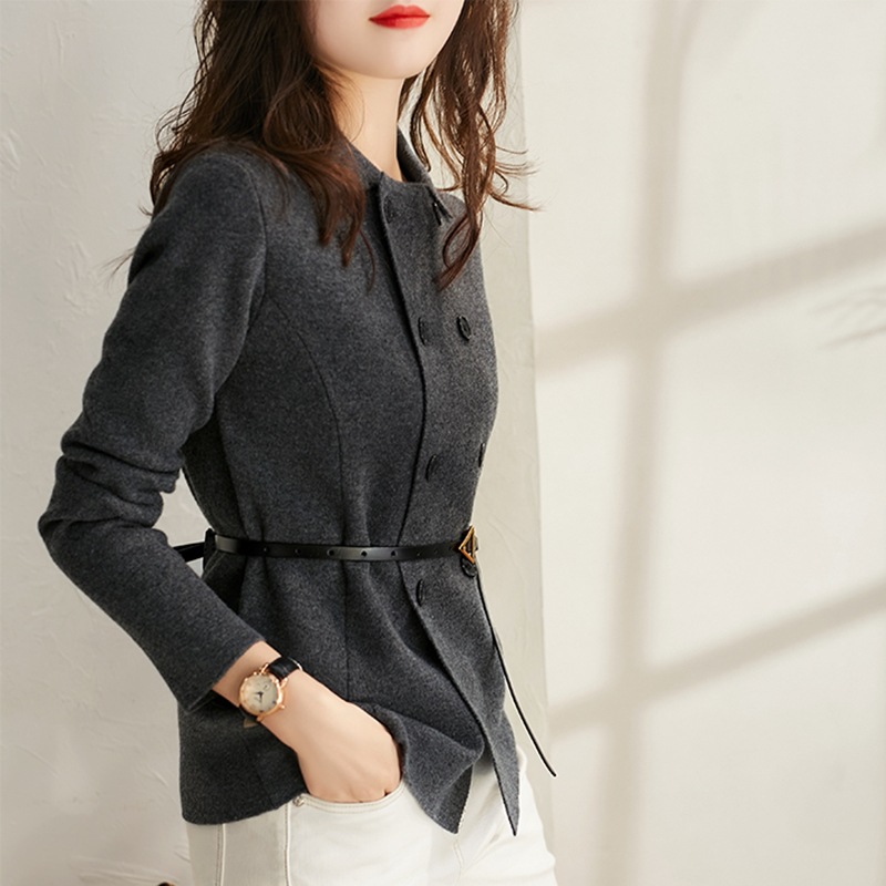 Loose all-match knitted cardigan autumn coat women