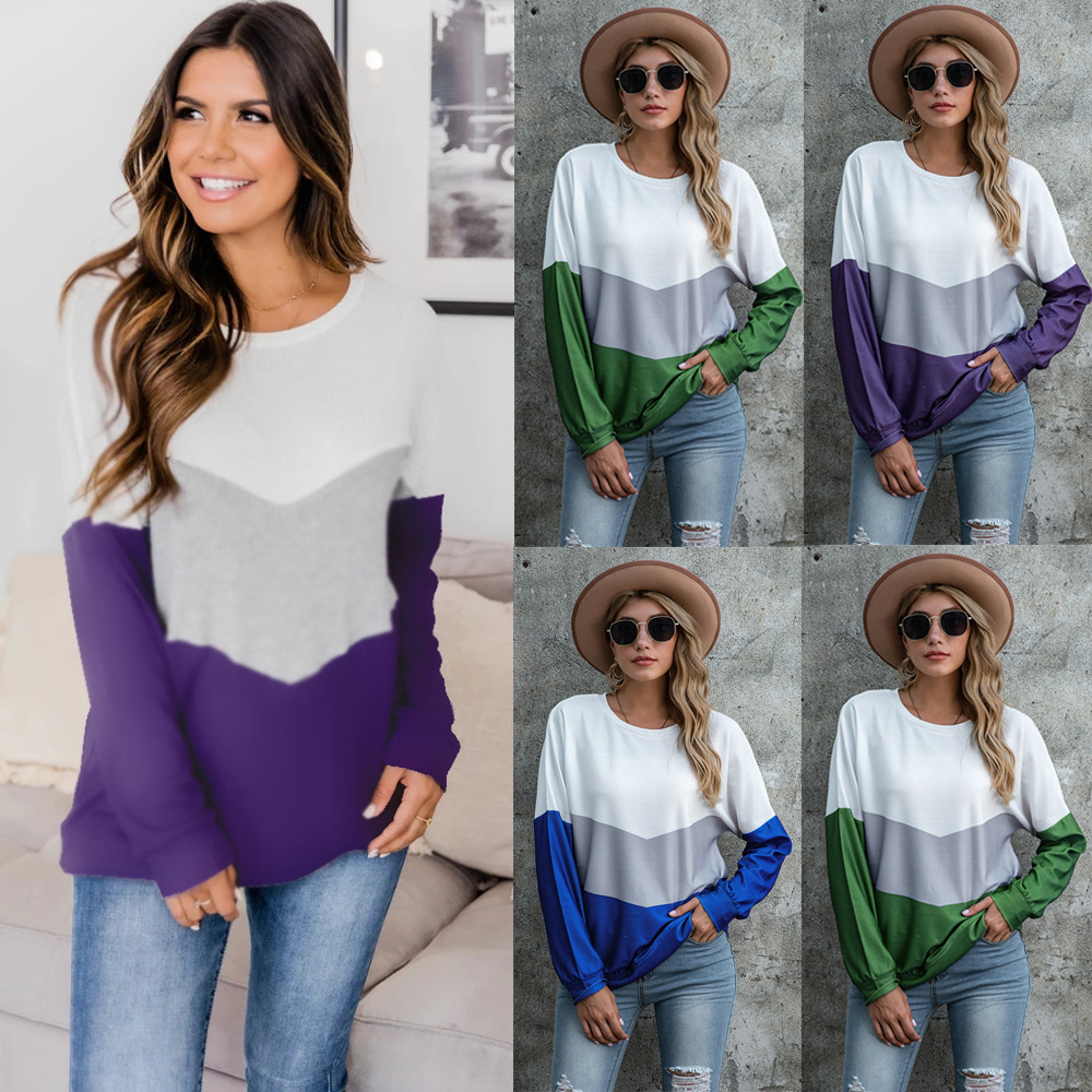 Patchwork printed sweatshirt