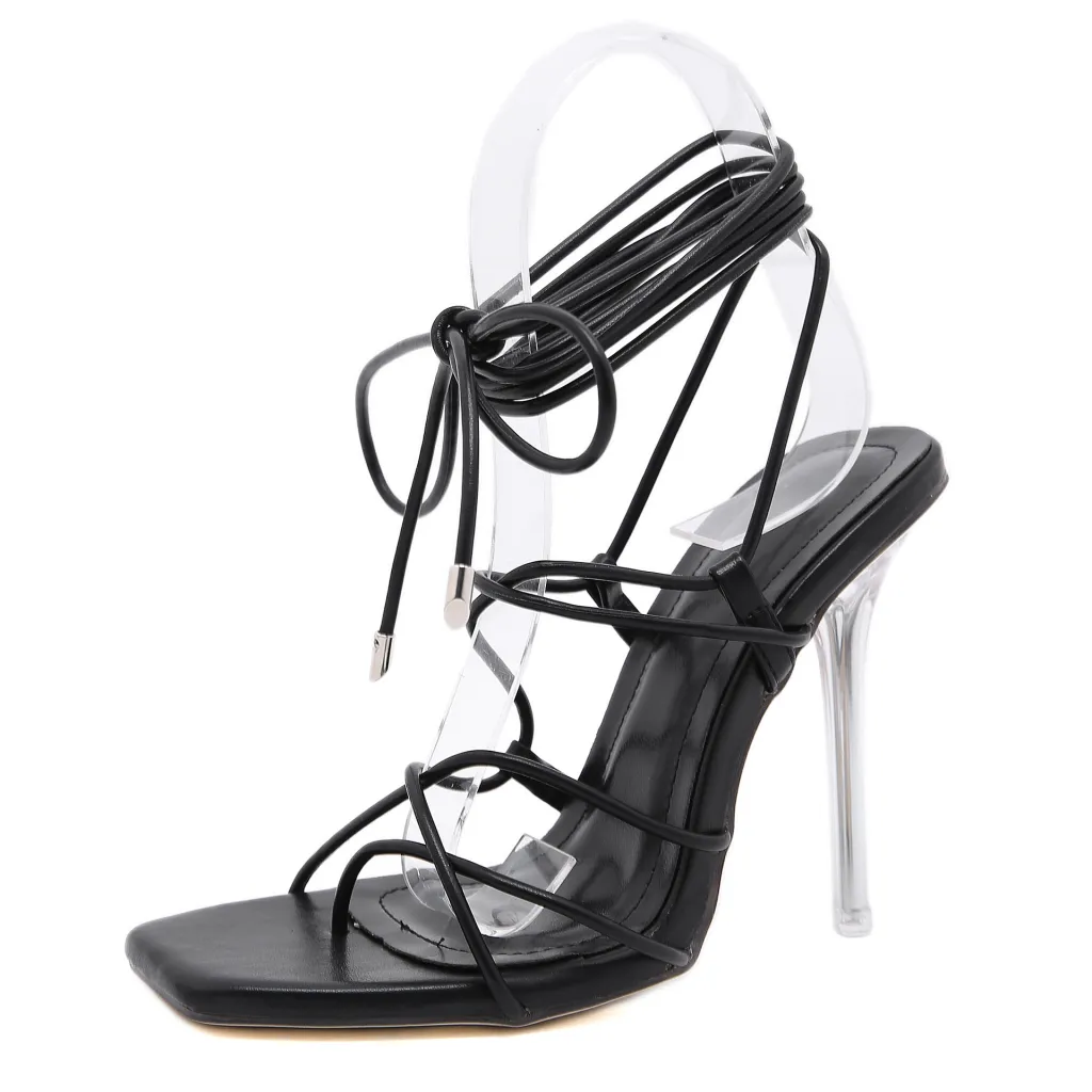 Roman lace-up shoes - Black