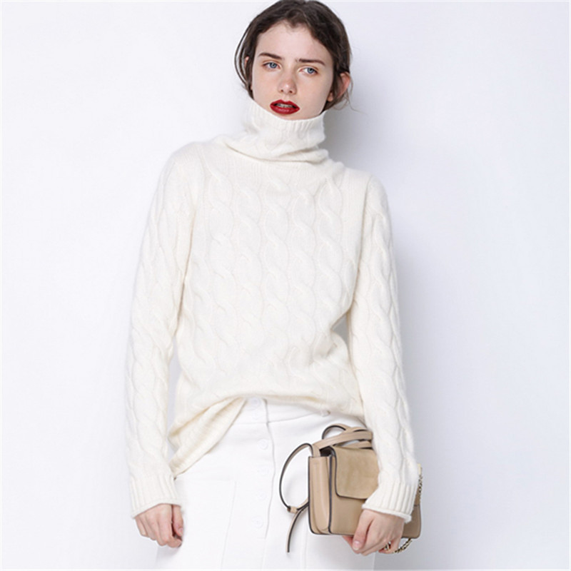 Knitted base twist sweater
