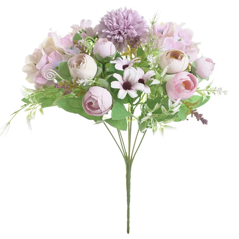 High-end simulation colorful tea buds - Light Purple