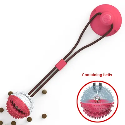 Dog Toys Silicon Suction Cup Tug Interactive Dog Ball Toy For Pet Chew Bite Tooth Cleaning Toothbrush Feeding Pet Supplies – image 5