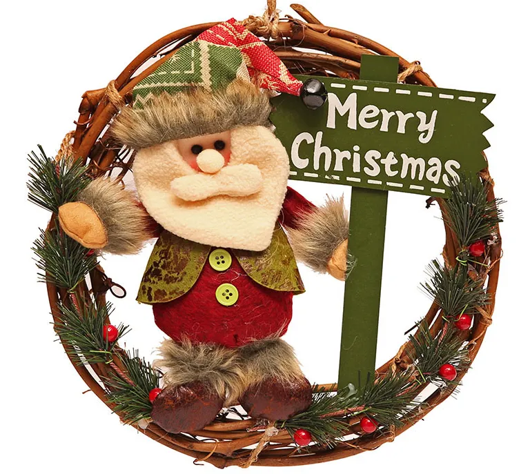 Garland christmas decoration scene arrangement - F Style
