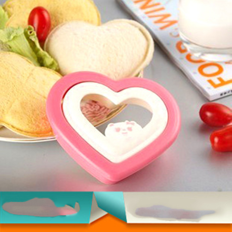 Sandwich Plastic Mould, Heart-Shaped Toast Mould